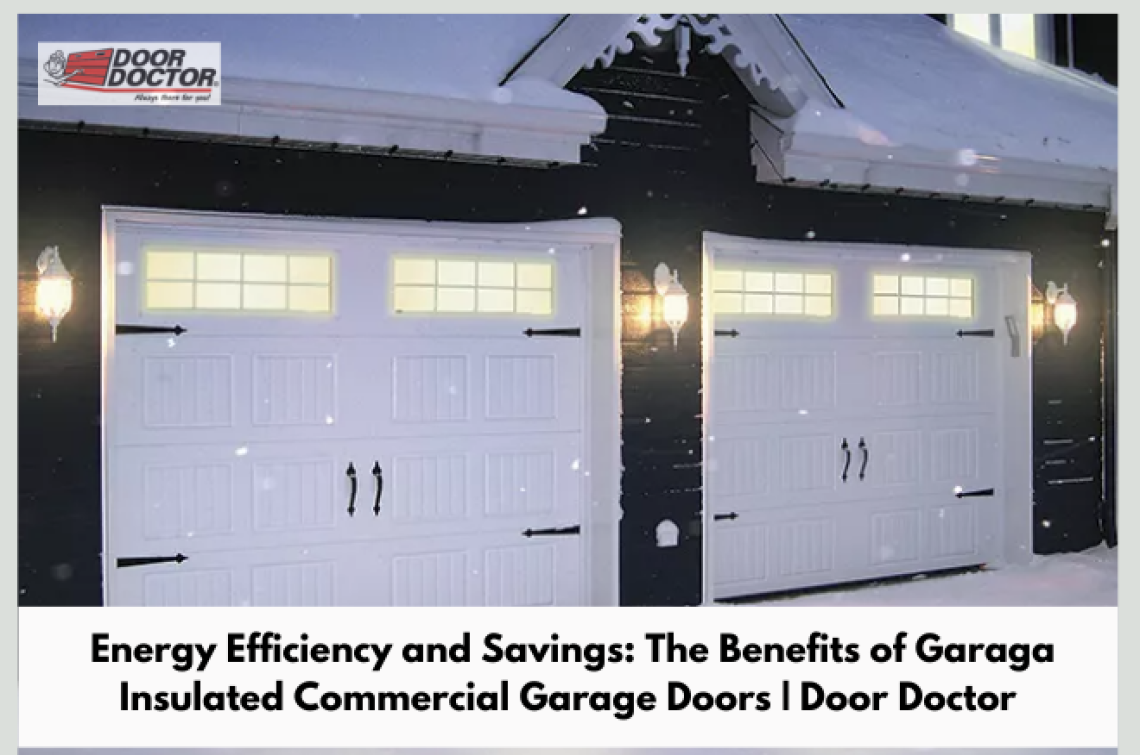 Energy Efficiency and Savings: The Benefits of Garaga Insulated Commercial Garage Doors 